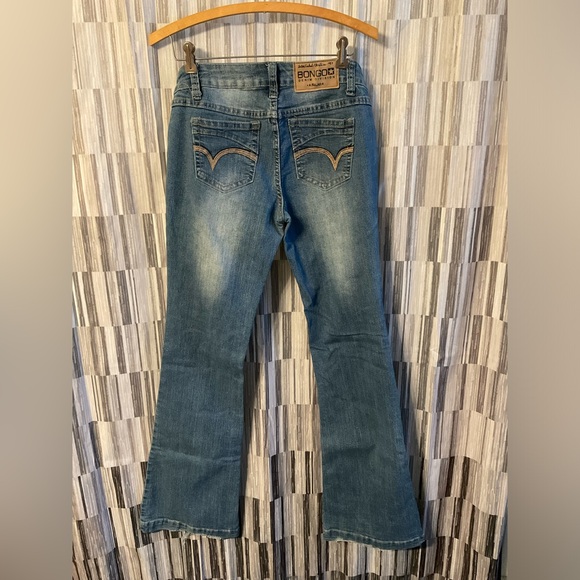 Bongo blue flared leg jeans - Picture 2 of 6